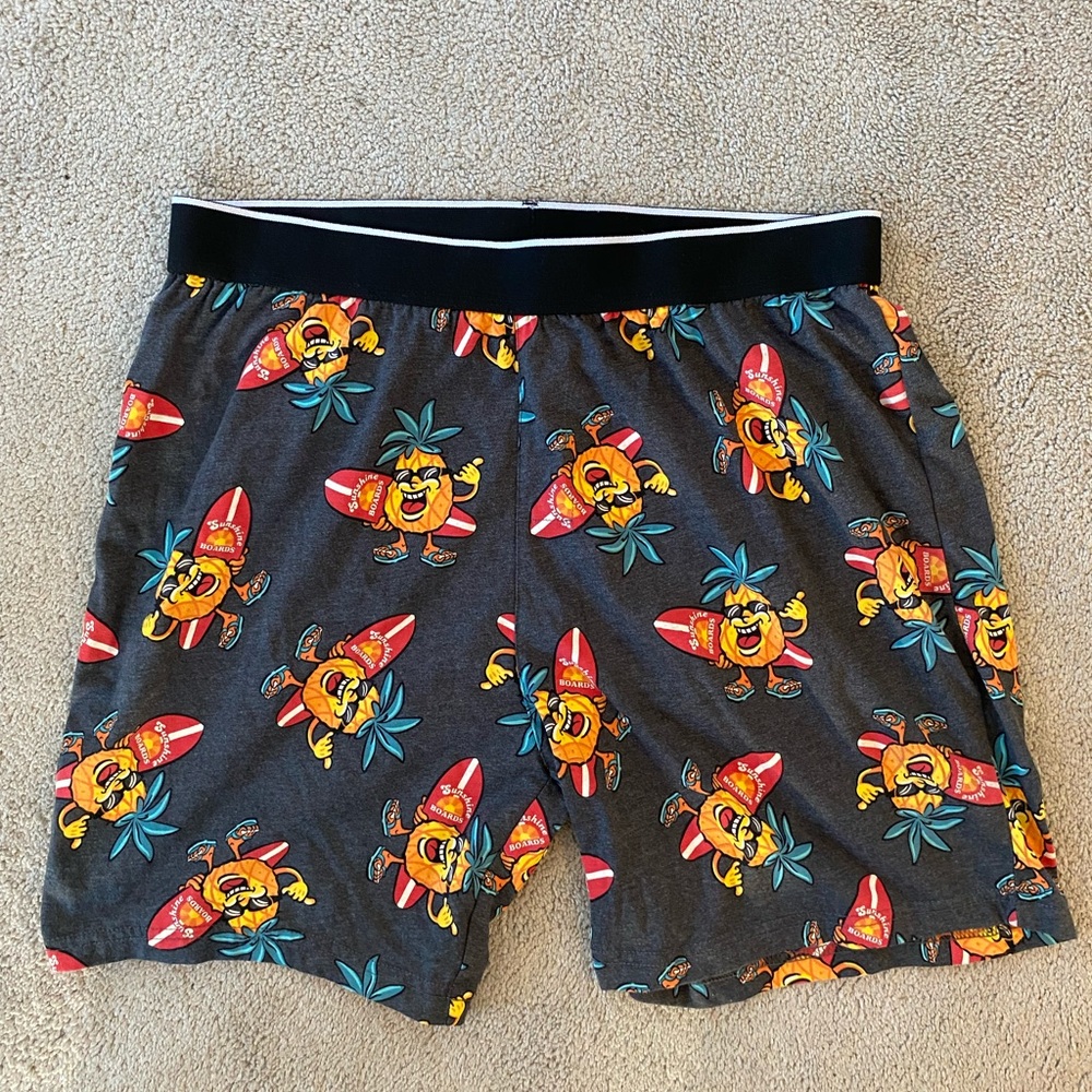 Fun Cartoon Print Shorts
